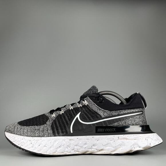 Nike Other - Nike React Infinity Run Flyknit Men's 10 Black White Running Shoes Sneakers GUC